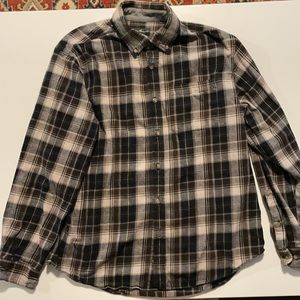 Eddie Bauer Plaid Flannel Shirt, L